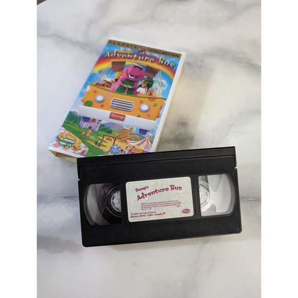 Vintage Barney's Adventure Bus VHS - Picture 2 of 4